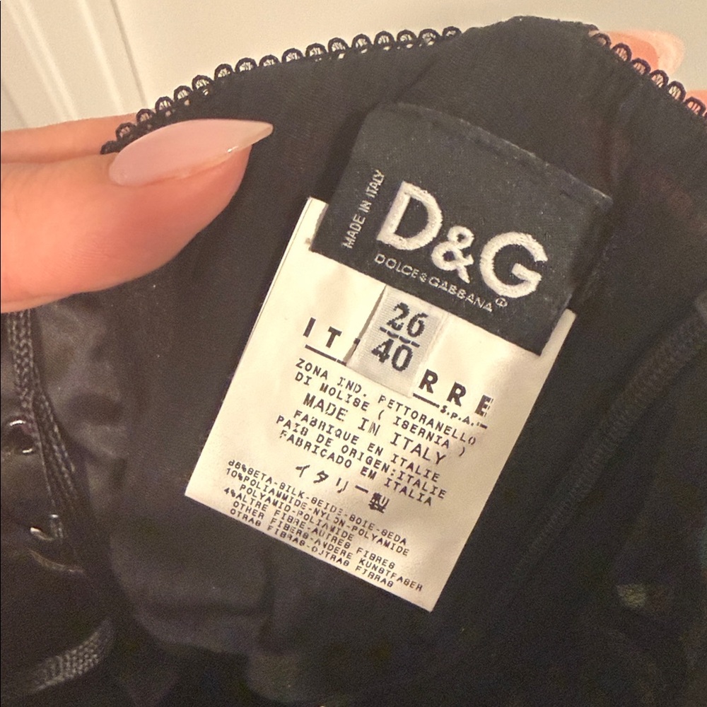 Vintage Dolce & Gabbana D&G Silk Slip Dress - Picture 8 of 8
